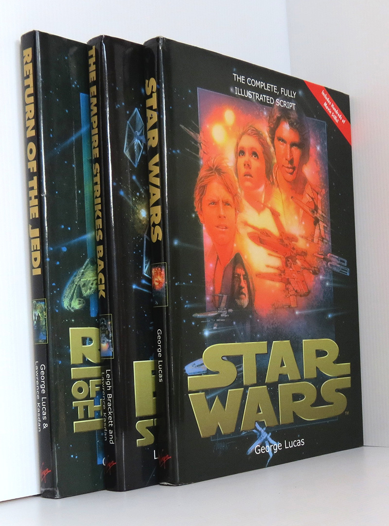 Image for Star Wars Complete Illustrated Scripts - Fine Set of 3 Volumes - Star Wars; Empire Strikes Back; Return of the Jedi