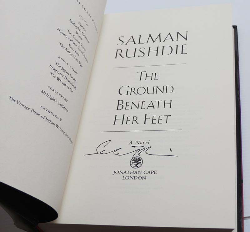 the ground beneath her feet rushdie