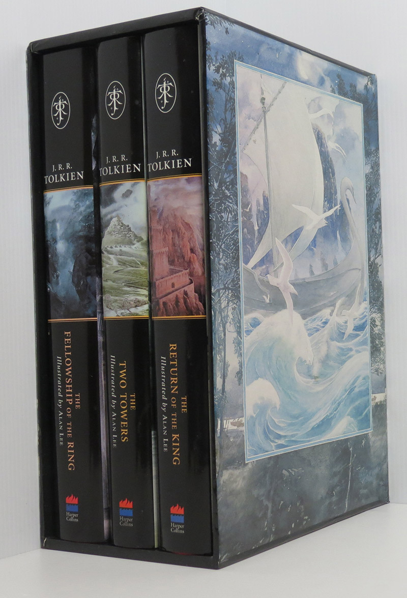 Image for The Lord of the Rings - 3 hardback volumes Boxed Slipcase Set (illustrated Alan Lee)