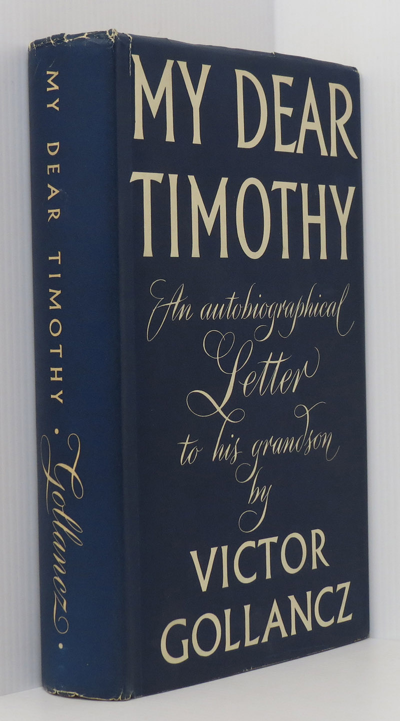 Image for My Dear Timothy: An Autobiographical Letter to His Grandson