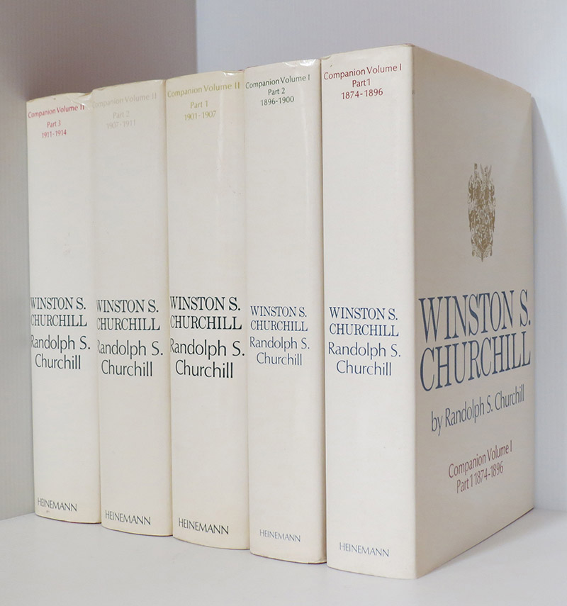 Image for Winston S. Churchill Companion Volume I, Part 1 (1874-1896) & Part 2 (1896-1900) Companion Volume 2 Part 1 (1901-1907),  Part 2 (1907-1911) & Part 3 (1911-1914) - 5 books
