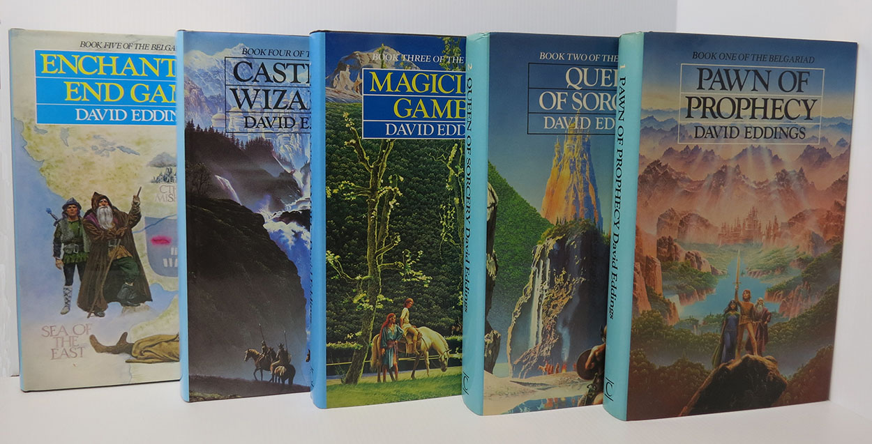 Image for The Belgariad Set: Pawn of Prophecy; Queen of Sorcery; Magician's Gambit; Castle of Wizardry; Enchanters' End Game (Full set 5 Vols 1st/1st HB Century)